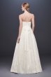 Floral Printed Organza A-line Wedding Dress David's Bridal Collection NTWG3907