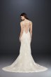 Plunging Illusion Bodice Lace Wedding Dress Galina Signature SWG772