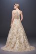 Allover Lace Applique Halter Ball Gown Galina Signature SWG801