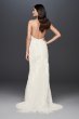 Plunge Neckline Lace Halter Wedding Dress Galina Signature SWG825