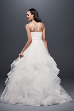 Extra Length Strapless Sweetheart Wedding Dress David's Bridal Collection 4XLWG3802