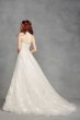 White by Vera Wang Illusion Floral Wedding Dress White by Vera Wang VW351426