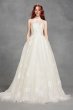 White by Vera Wang Illusion Floral Wedding Dress White by Vera Wang VW351426