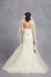 Appliqued Chantilly Lace Trumpet Wedding Dress White by Vera Wang VW351427