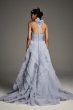 Tiered Organza T-Back Ball Gown Wedding Dress White by Vera Wang VW351441