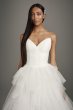 Peaked Sweetheart Tulle Ball Gown Wedding Dress White by Vera Wang VW351485