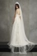 White by Vera Wang Punched Floral Wedding Dress White by Vera Wang VW351501