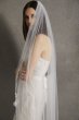 White by Vera Wang Asymmetric Pleats Wedding Dress White by Vera Wang VW351553