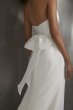 White by Vera Wang Pleated Bow Wedding Dress White by Vera Wang VW351558