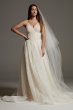 White by Vera Wang Rose Print Tulle Wedding Dress White by Vera Wang VW351593