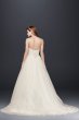 Strapless Wedding Dress with Lace Corset Bodice David's Bridal Collection WG3633