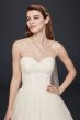 Strapless Wedding Dress with Lace Corset Bodice David's Bridal Collection WG3633