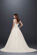 Tulle Wedding Dress with Lace Illusion Neckline David's Bridal Collection WG3741