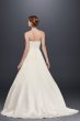 Satin Sweetheart Ball Gown with Button Back David's Bridal Collection WG3828