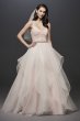 Garza Ball Gown Wedding Dress with Double Straps David's Bridal Collection WG3903