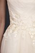 Appliqued Glitter Tulle A-Line Wedding Dress David's Bridal Collection WG3930