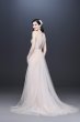 Lace and Tulle Cross-Back Wedding Dress David's Bridal Collection WG3963