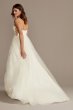 Spaghetti Strap Pleated Tulle Wedding Dress David's Bridal Collection WG3994