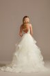 Beaded Bodice with Tiered Skirt Wedding Dress David's Bridal WG4007