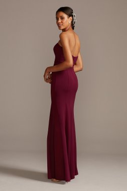 Sweetheart Strapless Stretch Crepe Dress DB Studio DS270075