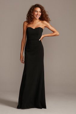 Sweetheart Strapless Stretch Crepe Dress DB Studio DS270075