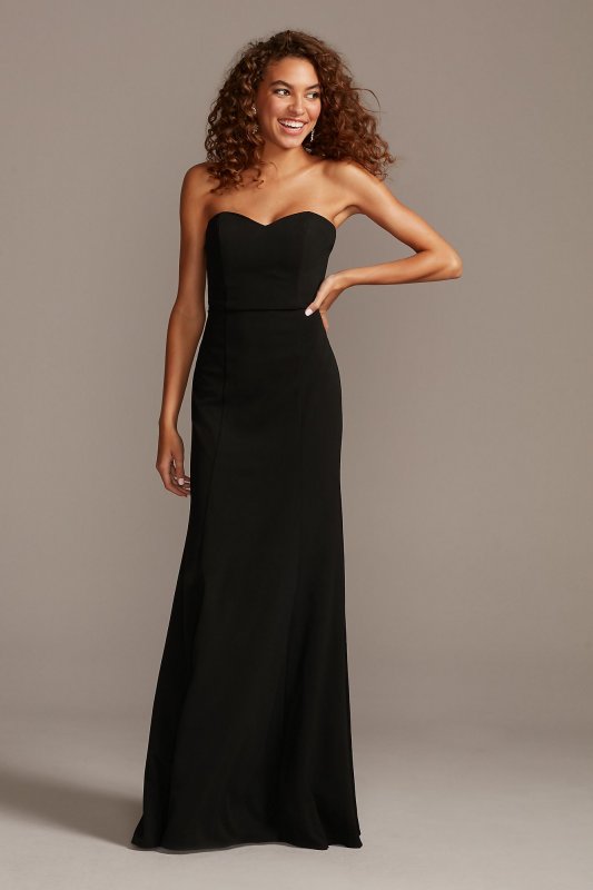 Sweetheart Strapless Stretch Crepe Dress DB Studio DS270075