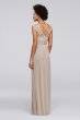 Lace Bridesmaid Dress with Long Mesh Skirt David's Bridal F19328