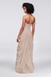 Strapless Chiffon Bridesmaid Dress with Swag Skirt David's Bridal F19650