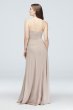 Strapless Georgette Cascade Bridesmaid Dress David's Bridal F19904