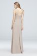 Chiffon V-Neck Spaghetti Strap Bridesmaid Dress David's Bridal F19935