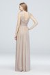 Long Mesh Pleated Tank Bridesmaid Dress David's Bridal F19942