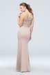 Lace Stretch Crepe One-Shoulder Bridesmaid Dress David's Bridal F19977