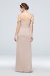 Off-the-Shoulder Bridesmaid Dress with Cascade David's Bridal F20010