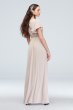 Flutter Sleeve Georgette Wrap Bridesmaid Dress David's Bridal F20039