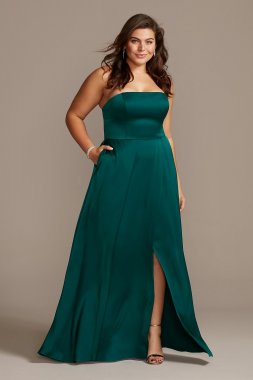 Scuba Crepe Mermaid Dress with V-Back DB Studio DS270015