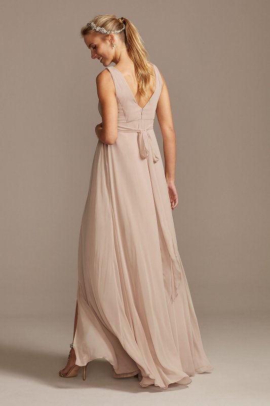 Pleated Tank Chiffon Maternity Bridesmaid Dress David's Bridal F20166