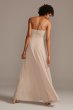 One-Shoulder Crepe-Back Satin Bridesmaid Dress David's Bridal F20169