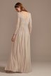 Mesh Illusion Long Sleeve Bridesmaid Dress David's Bridal F20170