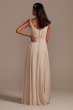 V-Neck Tank Full Skirt Bridesmaid Dress David's Bridal F20228