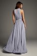 Georgette-Over-Charmeuse Blouson Bridesmaid Dress White by Vera Wang VW360434