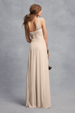 Surplice Tank Short Chiffon Bridesmaid Dress David's Bridal F19964