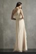 Bobbin Net One Shoulder Flange Bridesmaid Dress White by Vera Wang VW360504