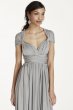 Long Jersey Style-Your-Way 2 Tie Bridesmaid Dress David's Bridal W10502