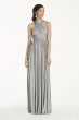 Long Jersey Style-Your-Way 2 Tie Bridesmaid Dress David's Bridal W10502