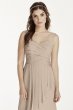 Illusion Tank Dress with Short Cascade Skirt David's Bridal W10844