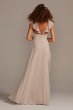 Ruffle Spaghetti Strap Chiffon Bridesmaid Dress David's Bridal W11885