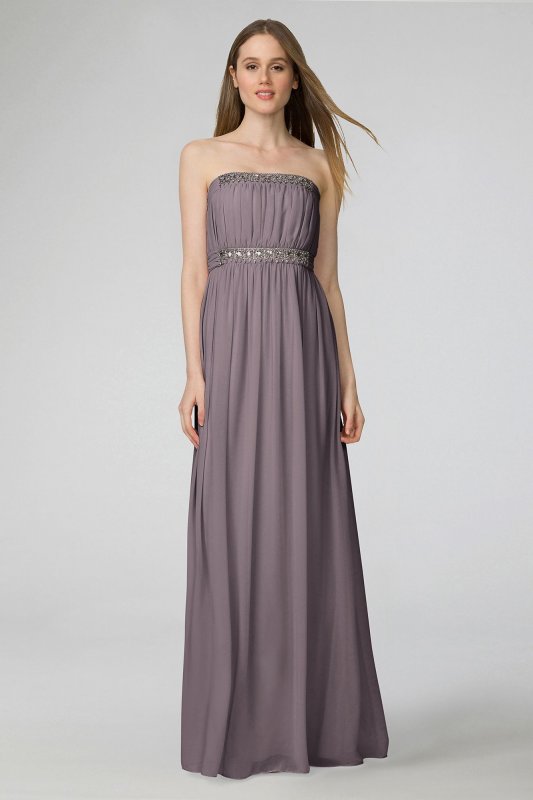 Kyle Chiffon Bridesmaid Dress with Beading Donna Morgan W2426MDB