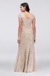 Appliqued Lace Short-Sleeve Mermaid Gown Alex Evenings 11220631