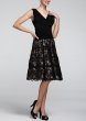 Short Jersey Dress with Full Lace Skirt SLNY 117301