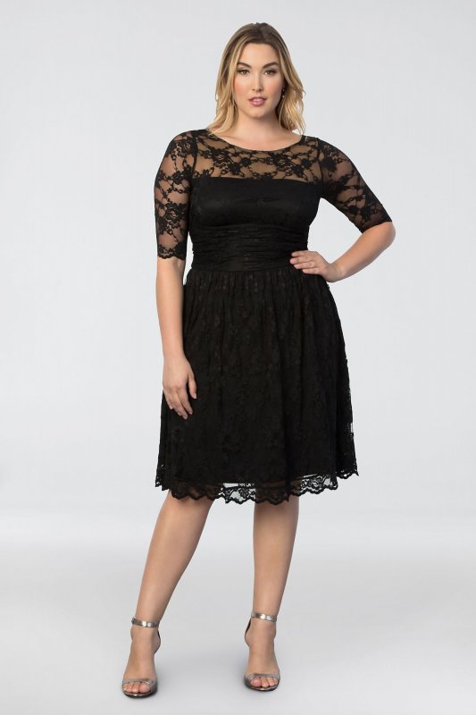 Luna Lace Plus Size Dress Kiyonna 12120901